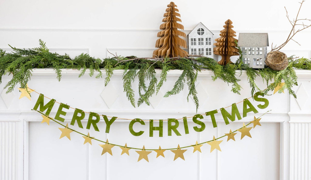 My Mind’s Eye - MEM1007 - Christmas Memories Medium Kraft Paper Tree Decor
