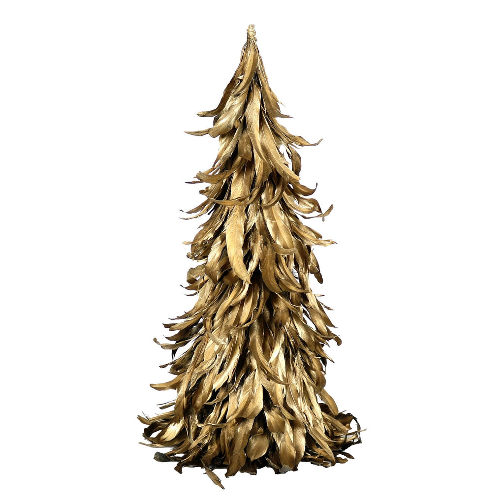 HomArt - Feather Tree - Lrg - Gold Luster