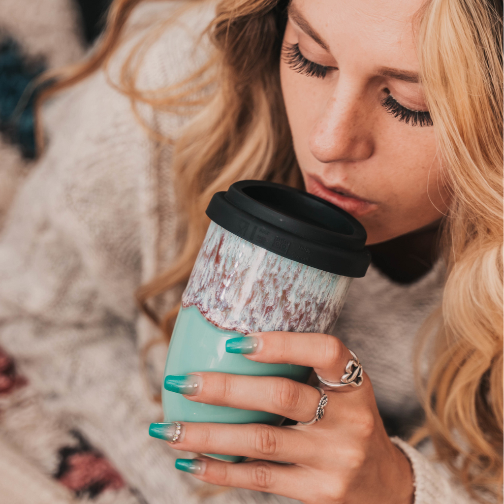 Nova Ceramics Travel Mugs - Nebula Ceramic Travel Mug – 12oz - Perfect for Gift Shop