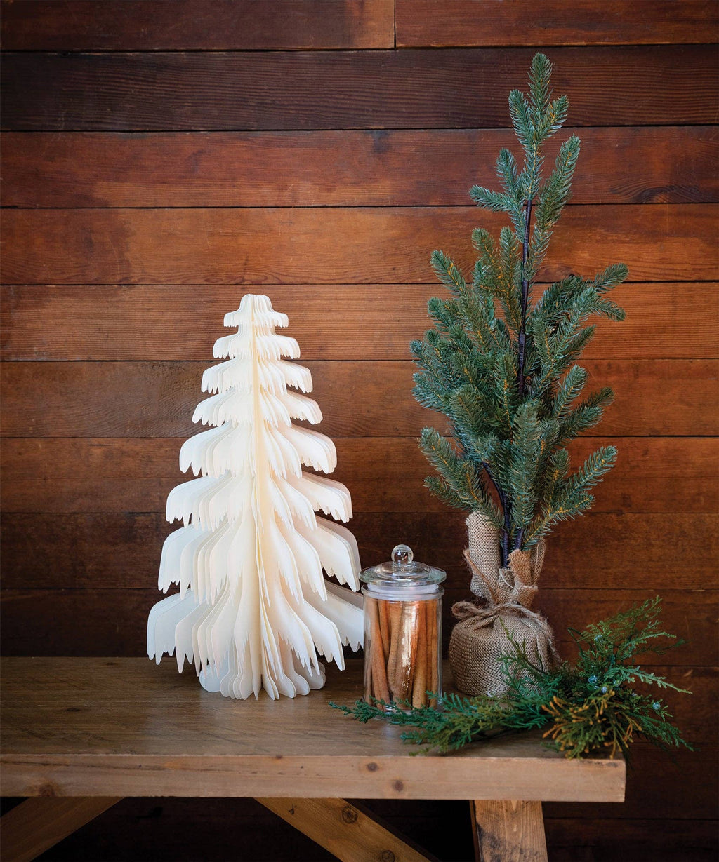 My Mind’s Eye - GLD908 - Golden Holiday Large Paper Tree Decor