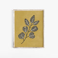 Wall Art Print Eucalyptus Branch - Black Mustard