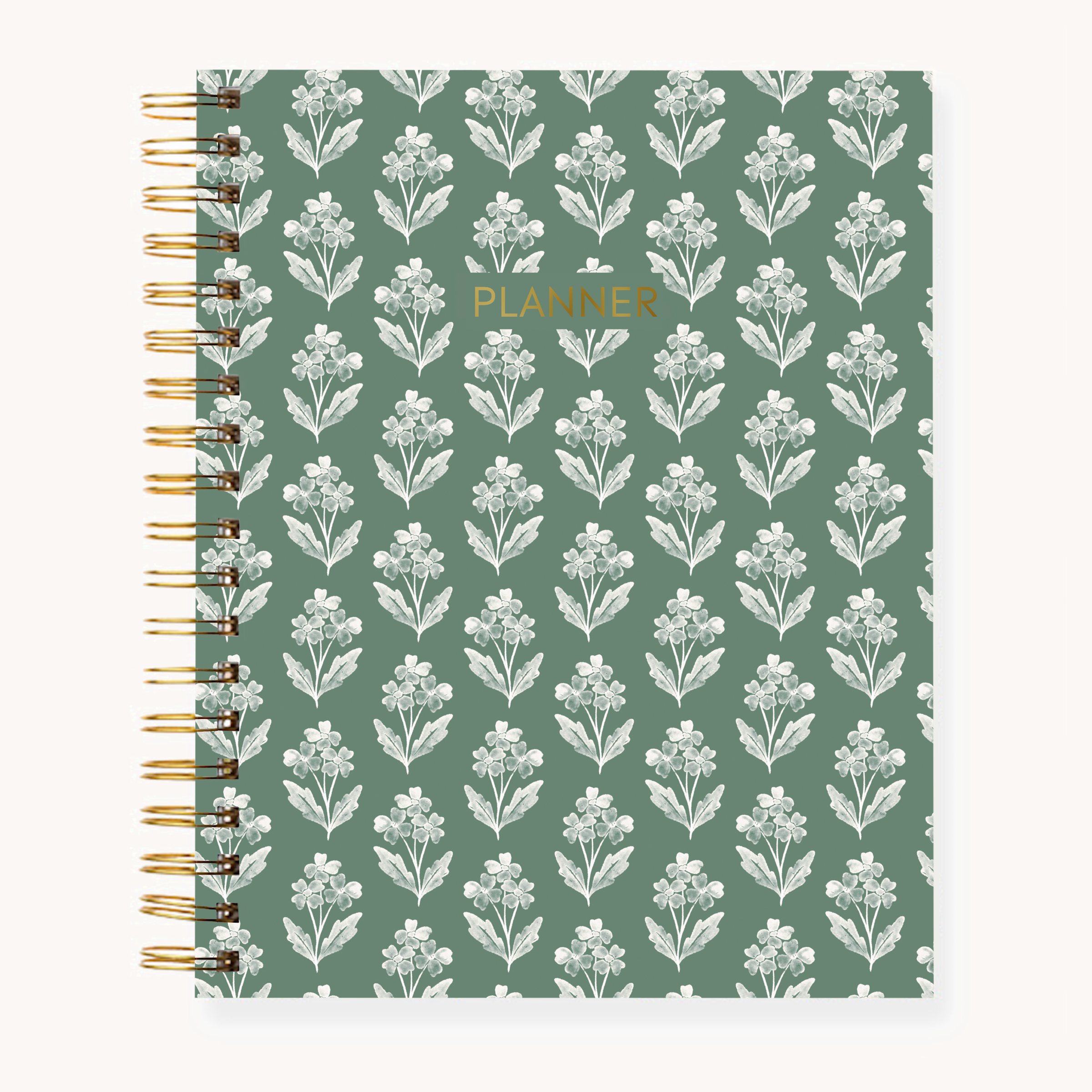 Floral Undated Planner