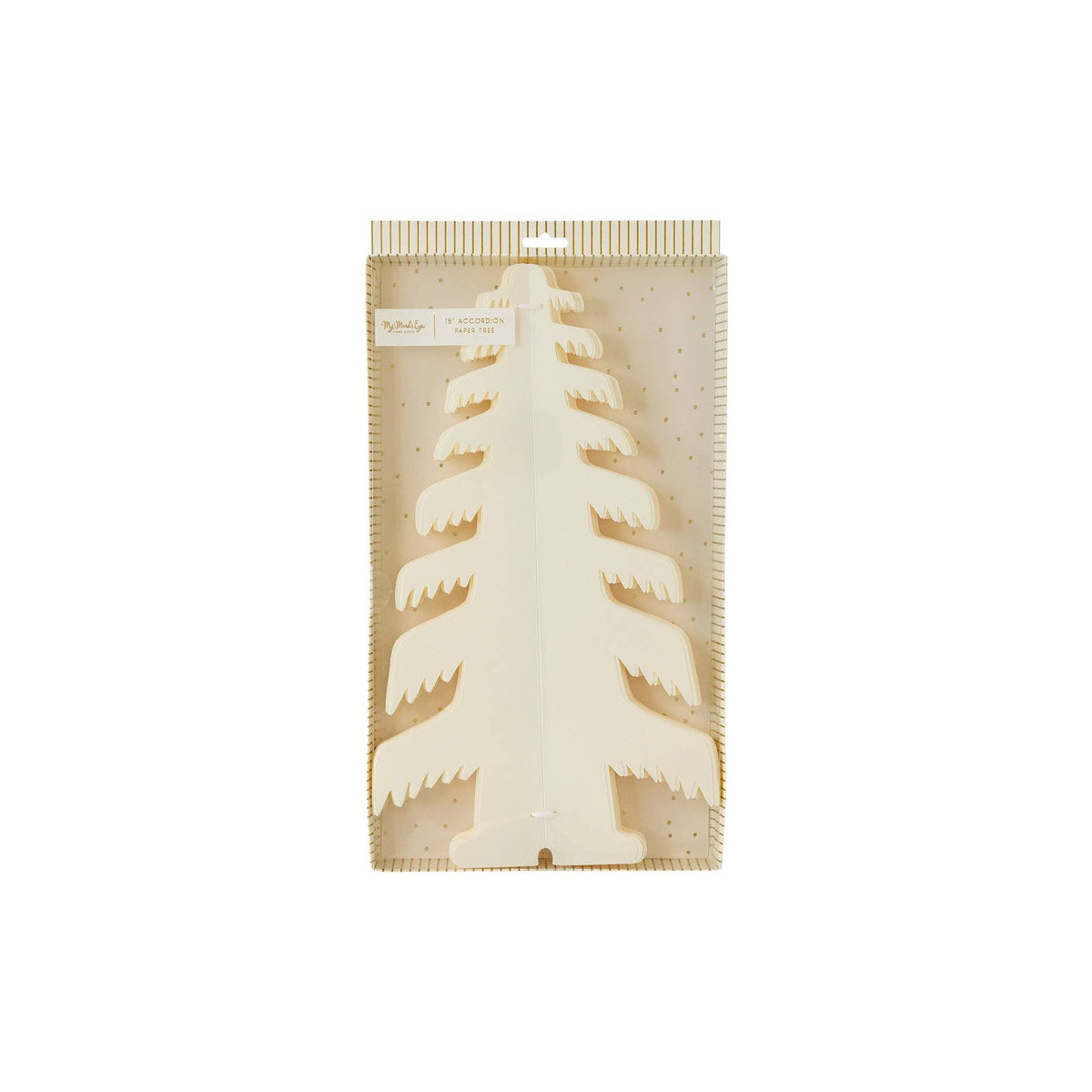 My Mind’s Eye - GLD908 - Golden Holiday Large Paper Tree Decor