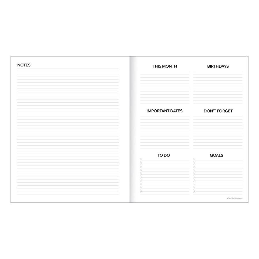 2027 Goldenrod Medium Monthly Planner
