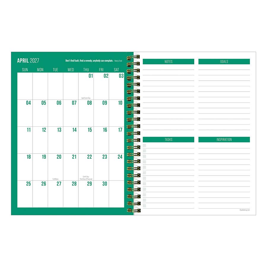 2027 All Week Long Medium Weekly Monthly Planner