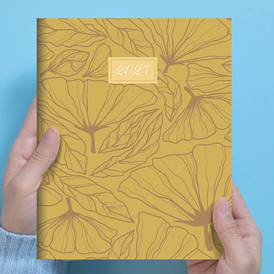 2027 Goldenrod Medium Monthly Planner