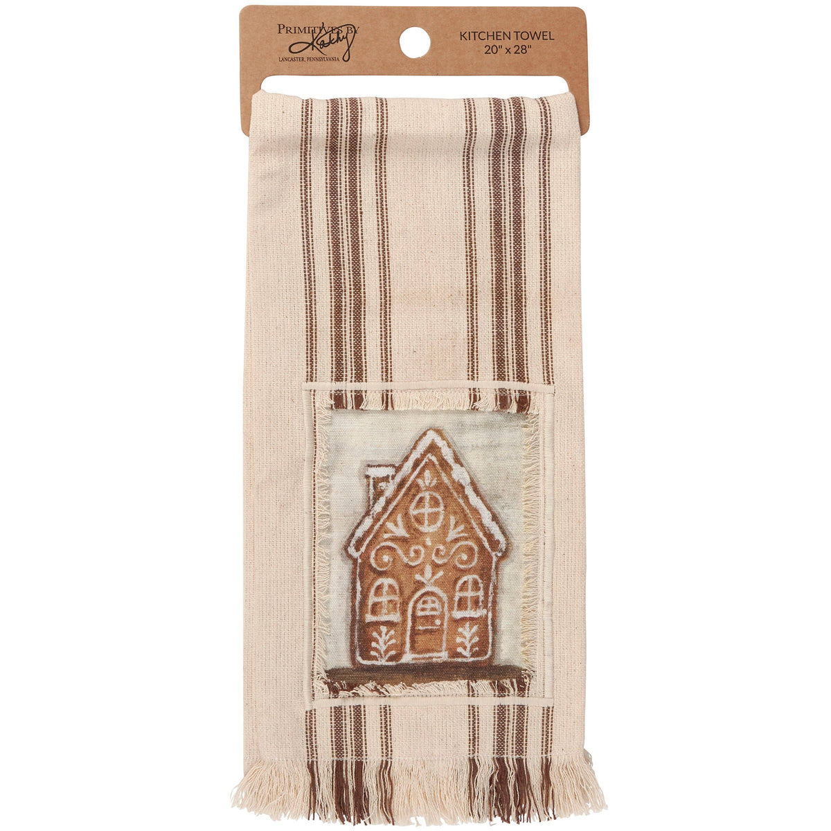 Primitives by Kathy - Gingerbread House Kitchen Towel