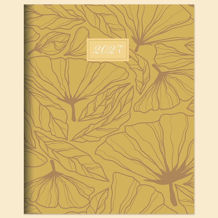 2027 Goldenrod Medium Monthly Planner
