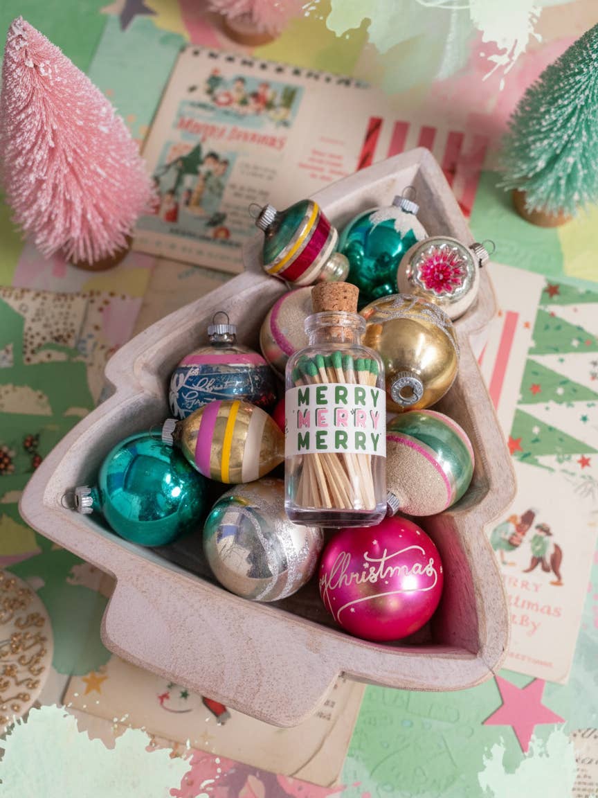 Made Market Co. - Mini Apothecary Christmas Merry Matches