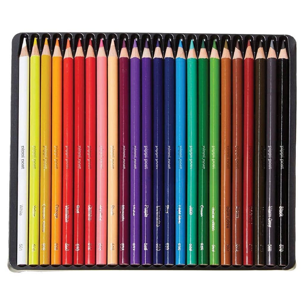 Premium Colored Pencils Set by Pippi Post
