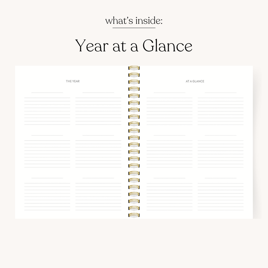Floral Undated Planner