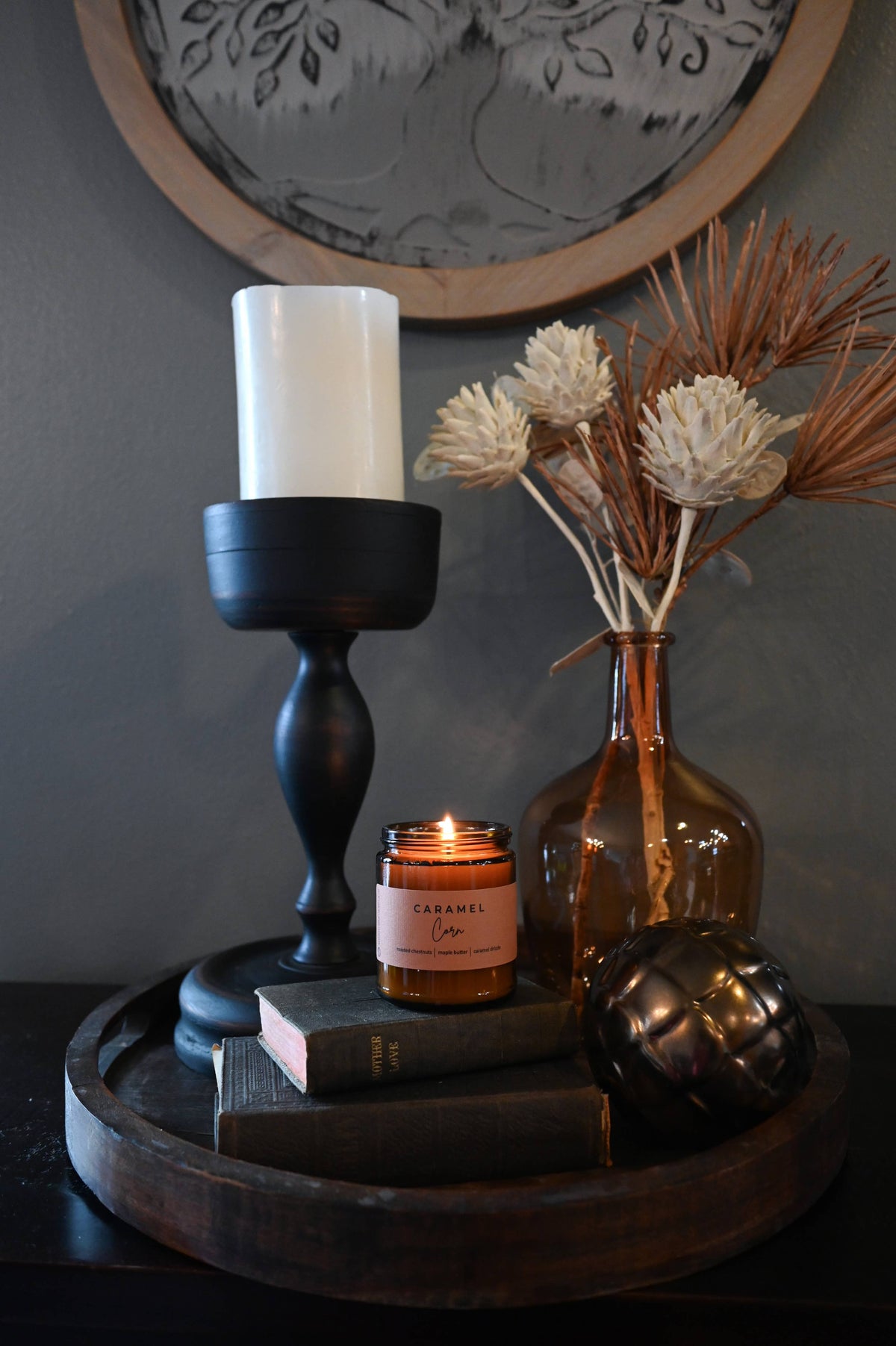 Milkhouse Candle Company - Caramel Corn | 7 oz Classic Statement Candle