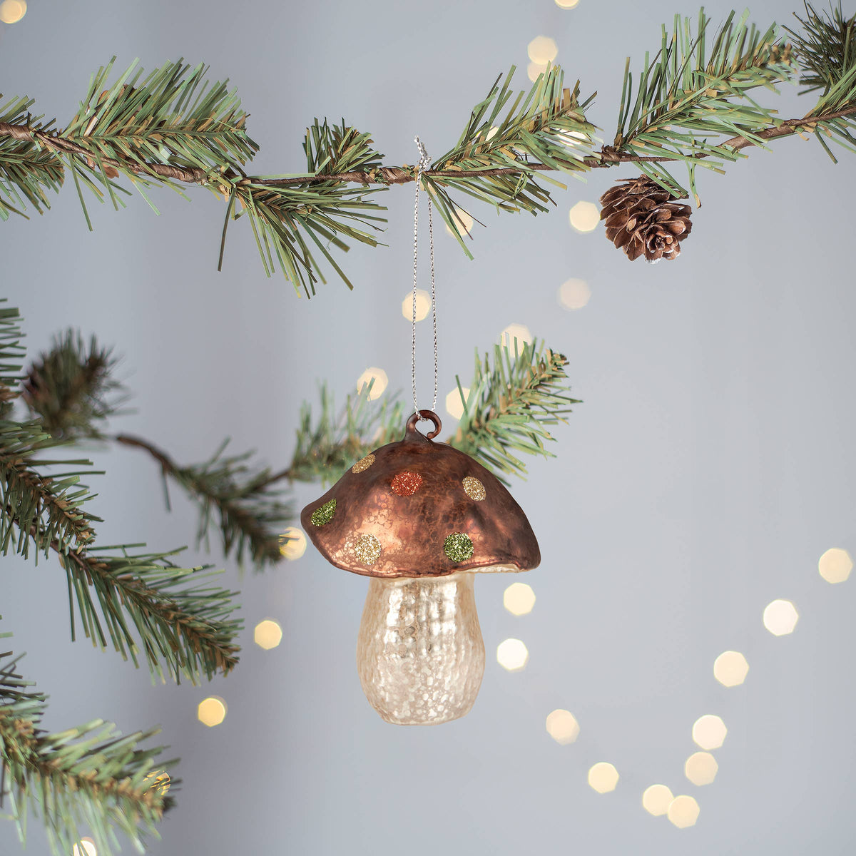 Primitives by Kathy - Glass Toadstool Ornament