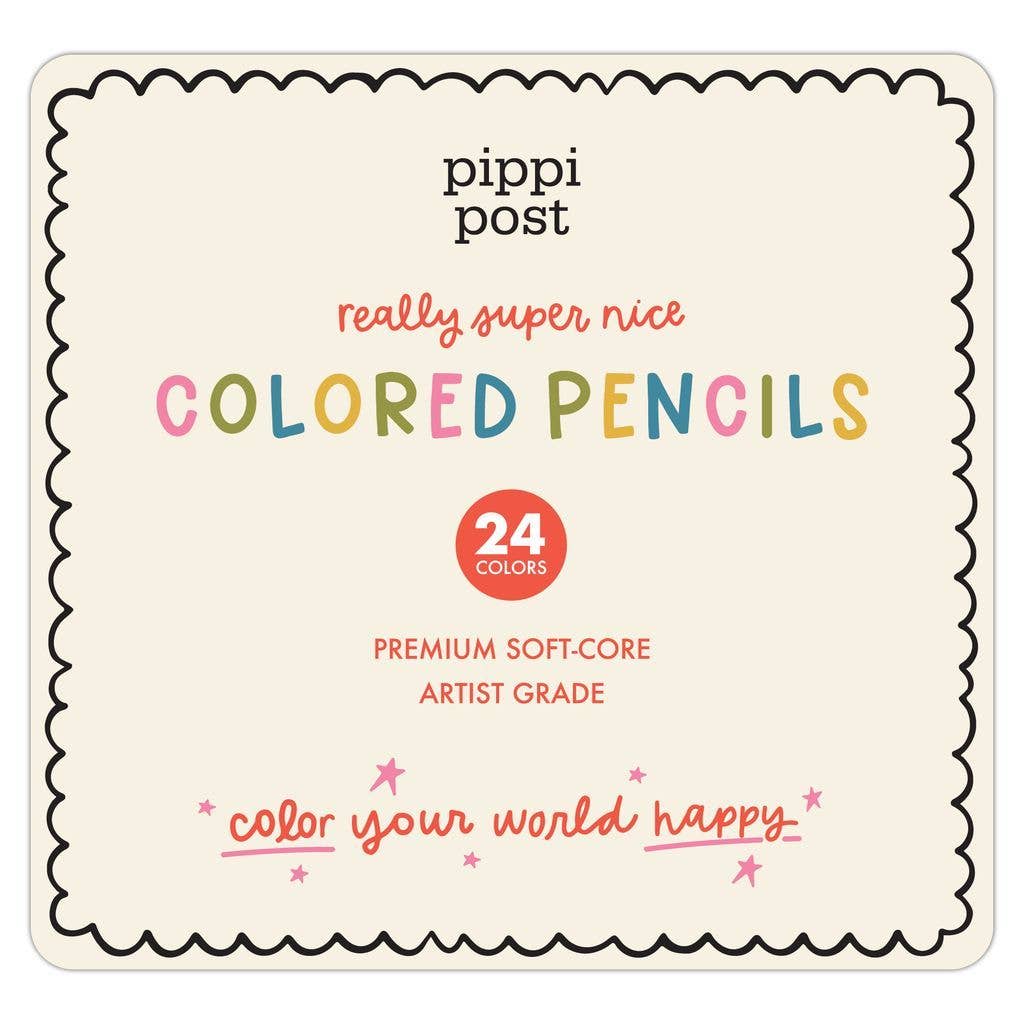 Premium Colored Pencils Set by Pippi Post