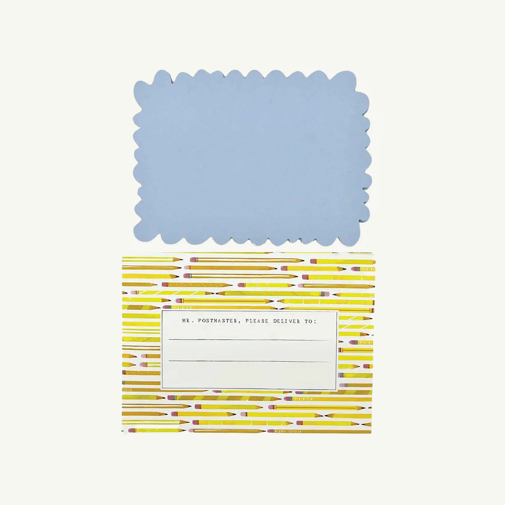 Pencil Patterned Notecards