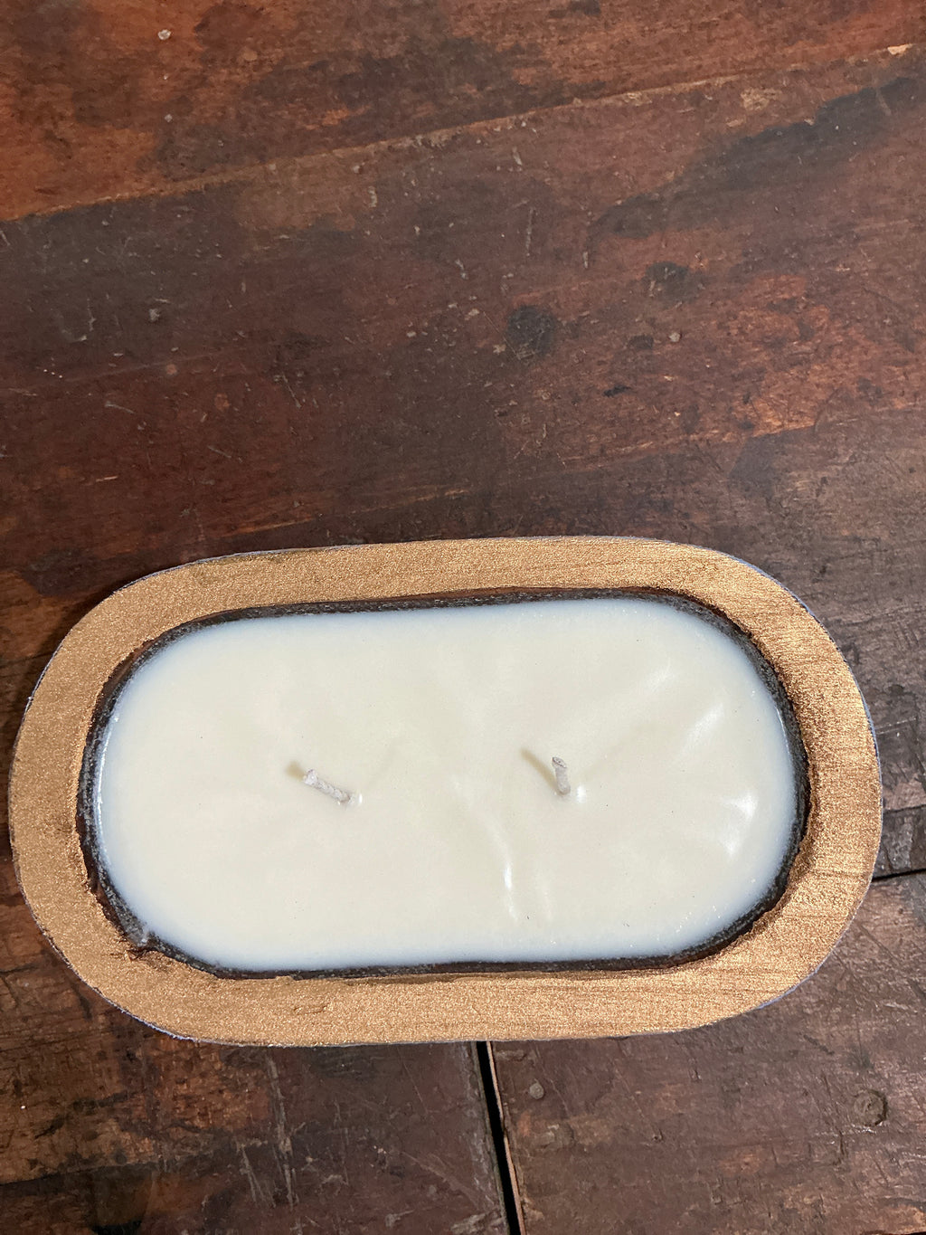 Soy Dough-Bowl Candle Purple-Lemon Verbena, Bergamot