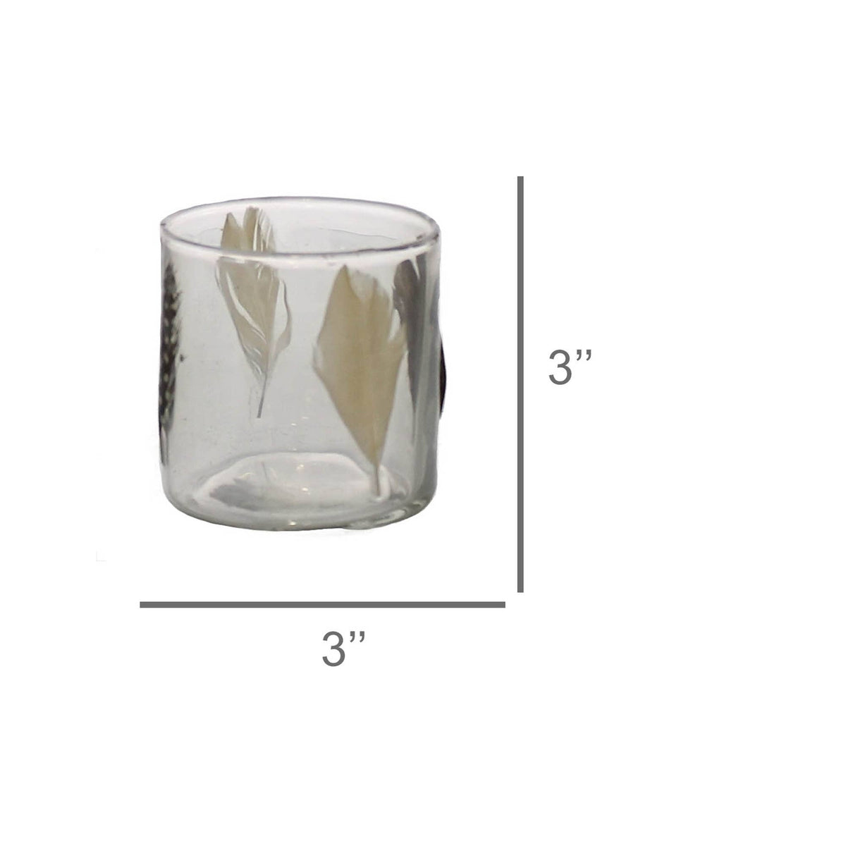 HomArt - Enameled Feather Hurricane - Sm - Feathers