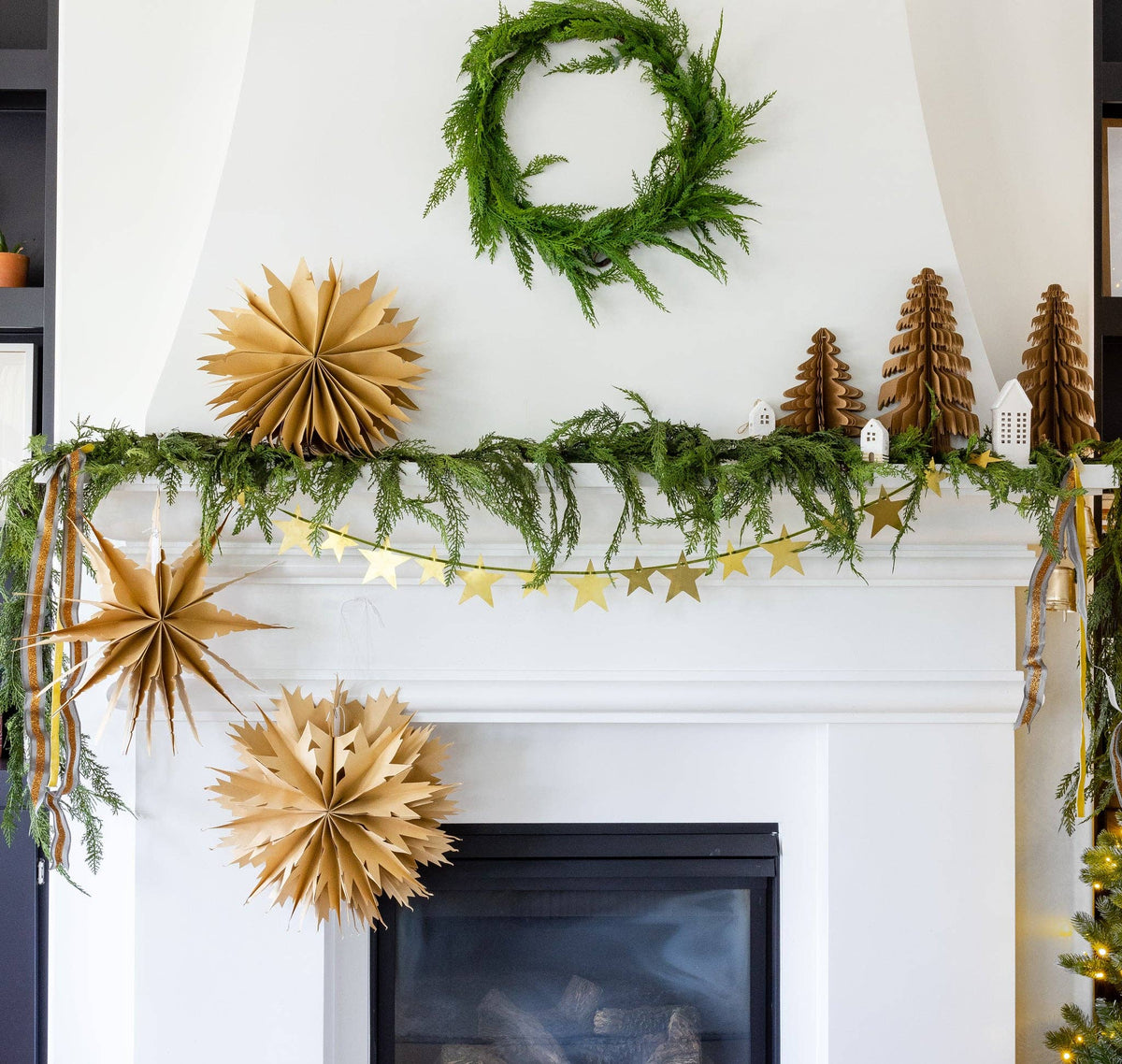 My Mind’s Eye - MEM1007 - Christmas Memories Medium Kraft Paper Tree Decor