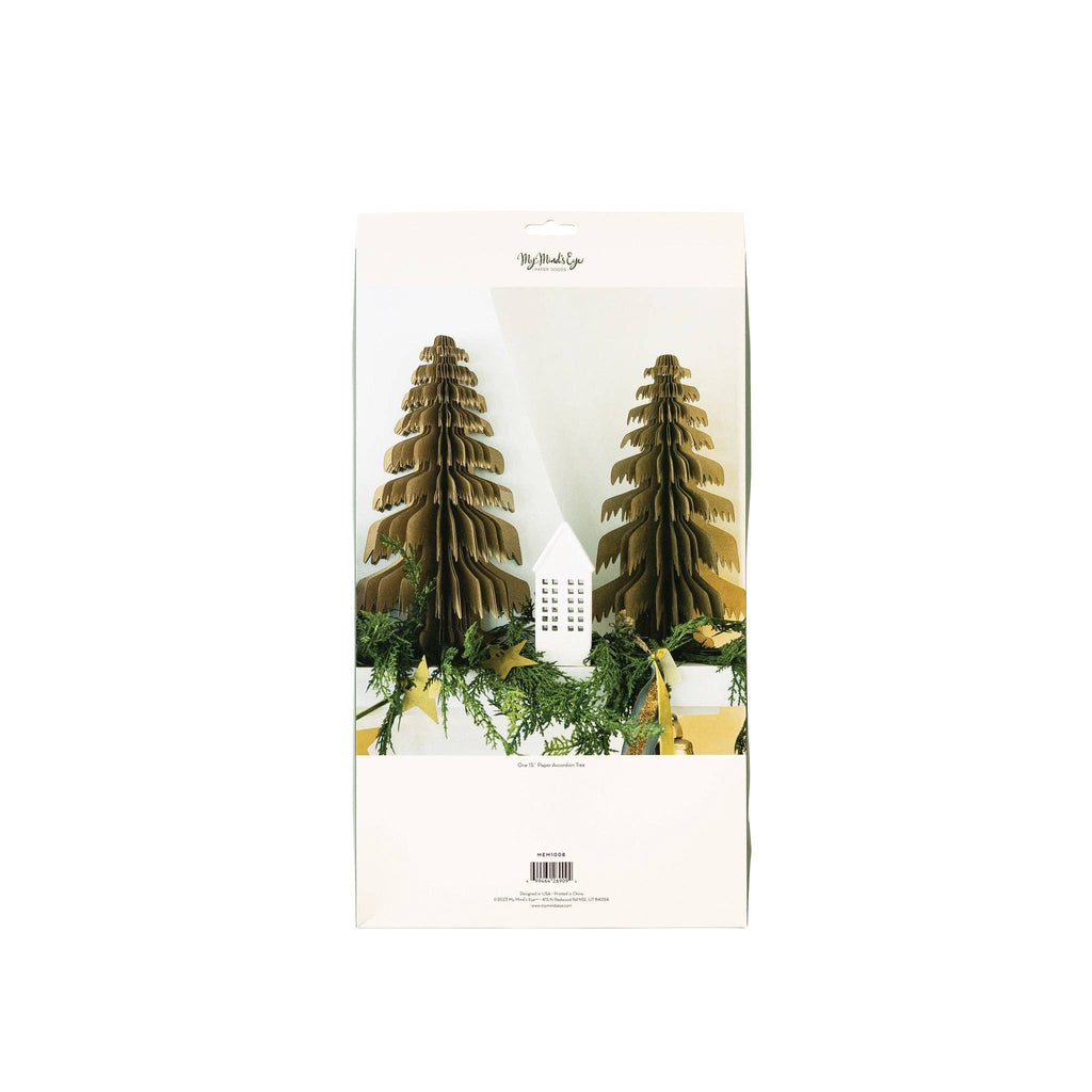 My Mind’s Eye - MEM1008 - Christmas Memories Large Kraft Paper Tree Decor