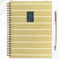 July 2026 - June 2027 Yellow Linen Weekly Monthly Planner