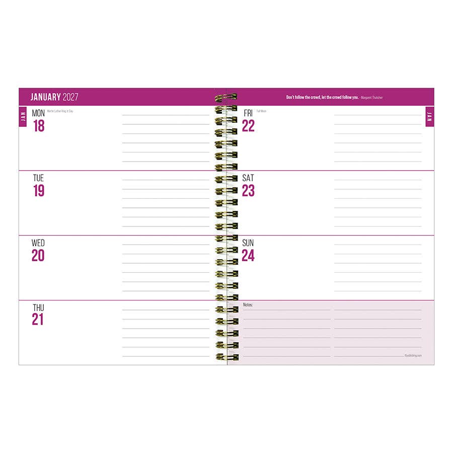 2027 All Week Long Medium Weekly Monthly Planner