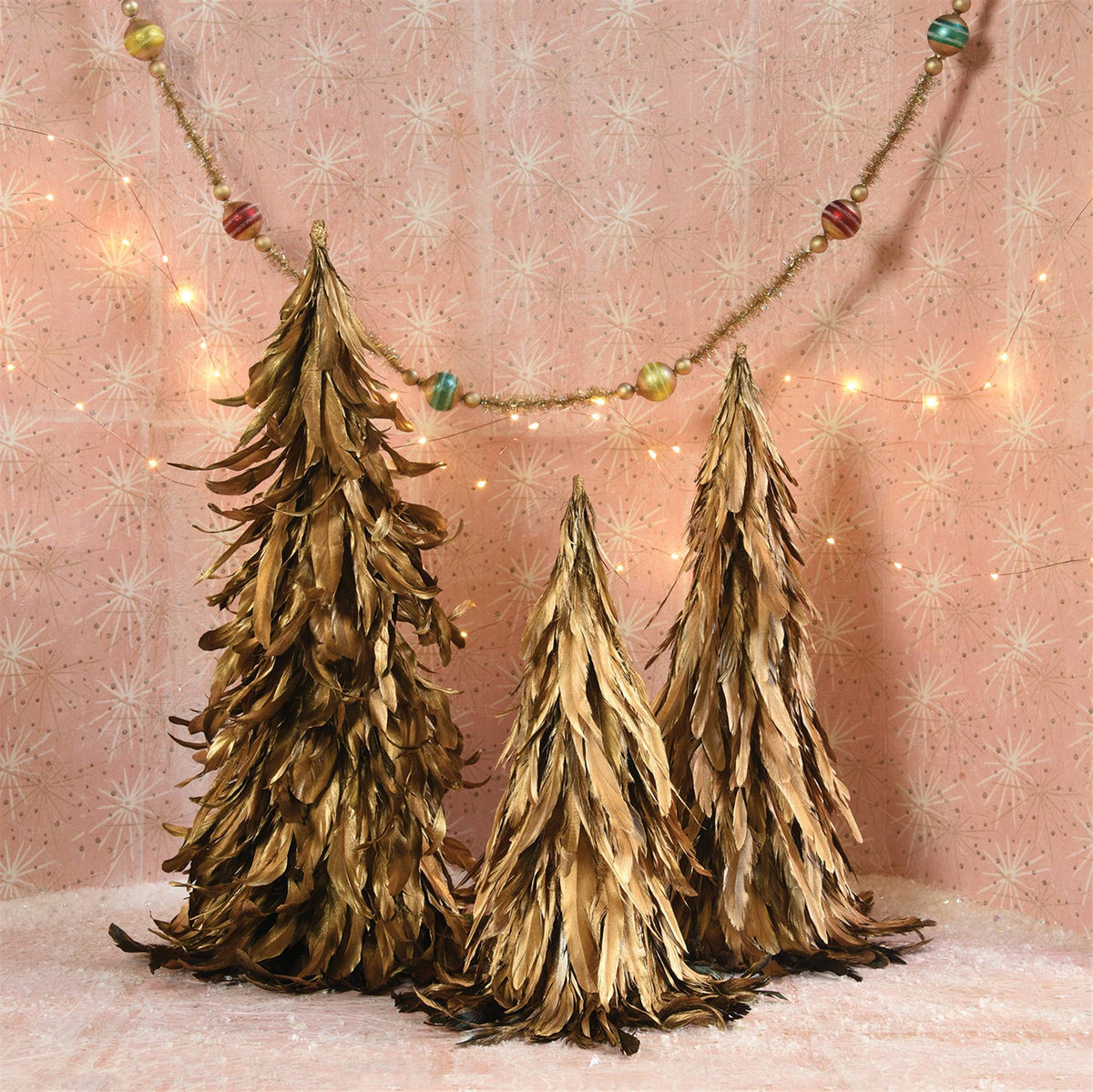 HomArt - Feather Tree - Med - Gold Luster