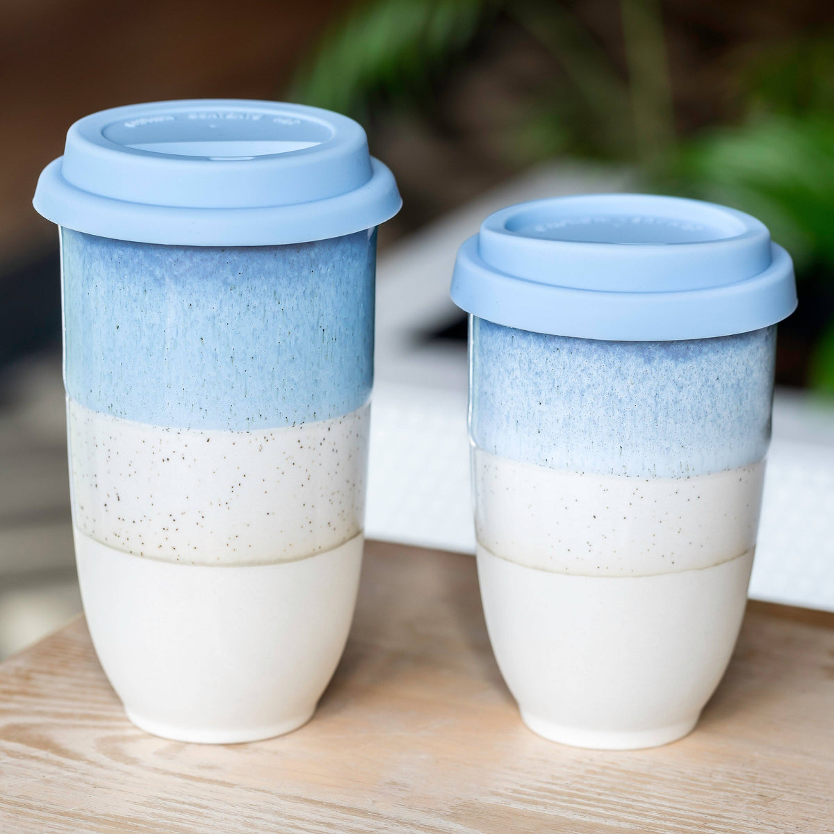 Nova Ceramics Travel Mugs - Cove Ceramic Travel Cup 12oz | Reusable Artisan Mug