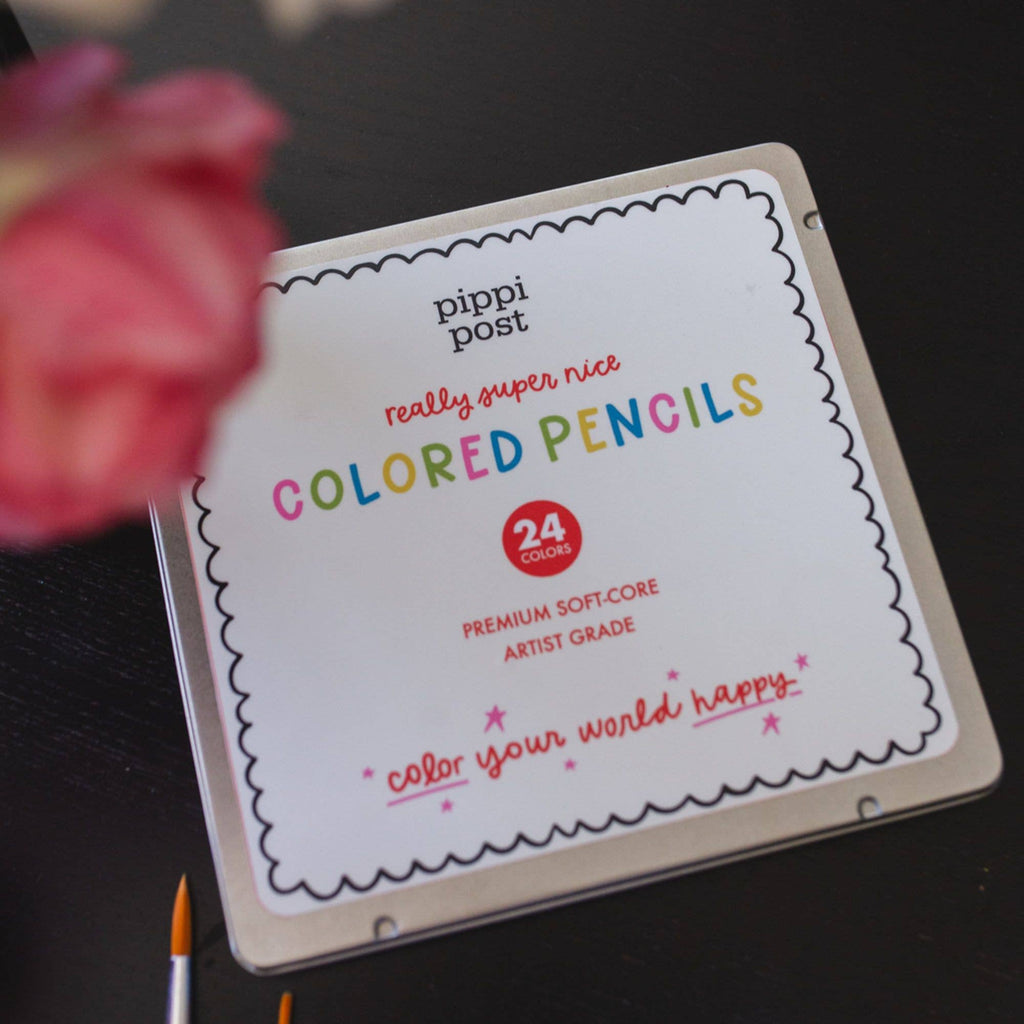 Premium Colored Pencils Set by Pippi Post