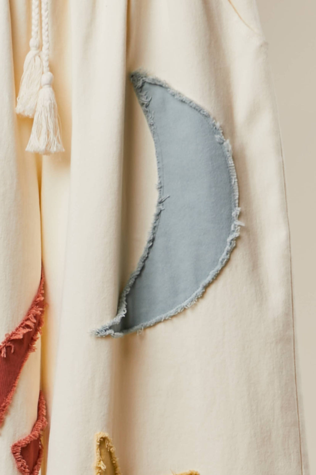 Mello. - Sun Moon Star Patch Wide Pants