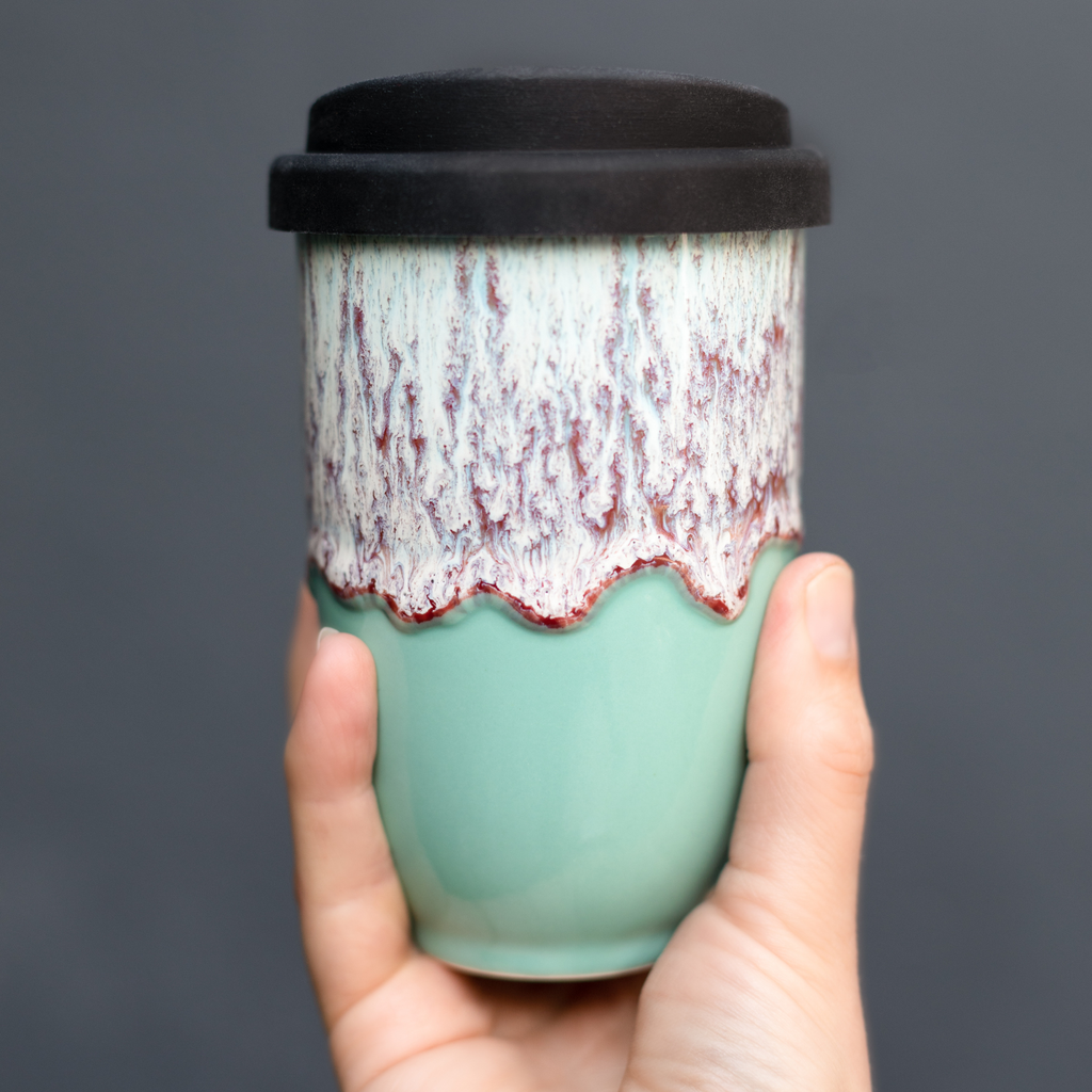 Nova Ceramics Travel Mugs - Nebula Ceramic Travel Mug – 12oz - Perfect for Gift Shop