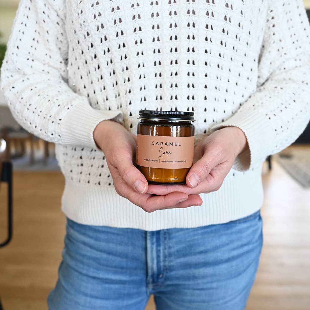 Milkhouse Candle Company - Caramel Corn | 7 oz Classic Statement Candle