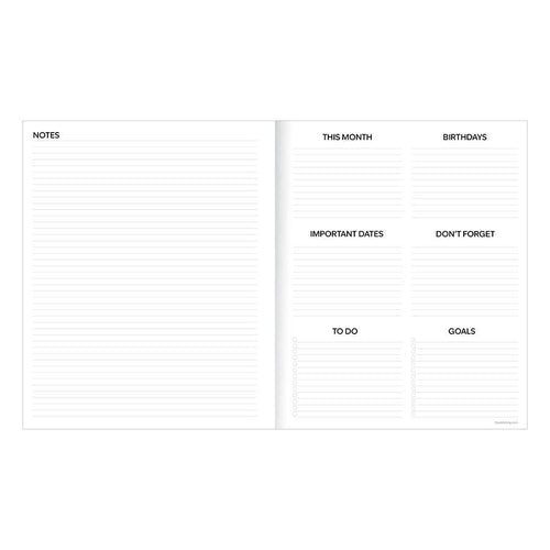 2027 Freshest Flowers Large Monthly Planner