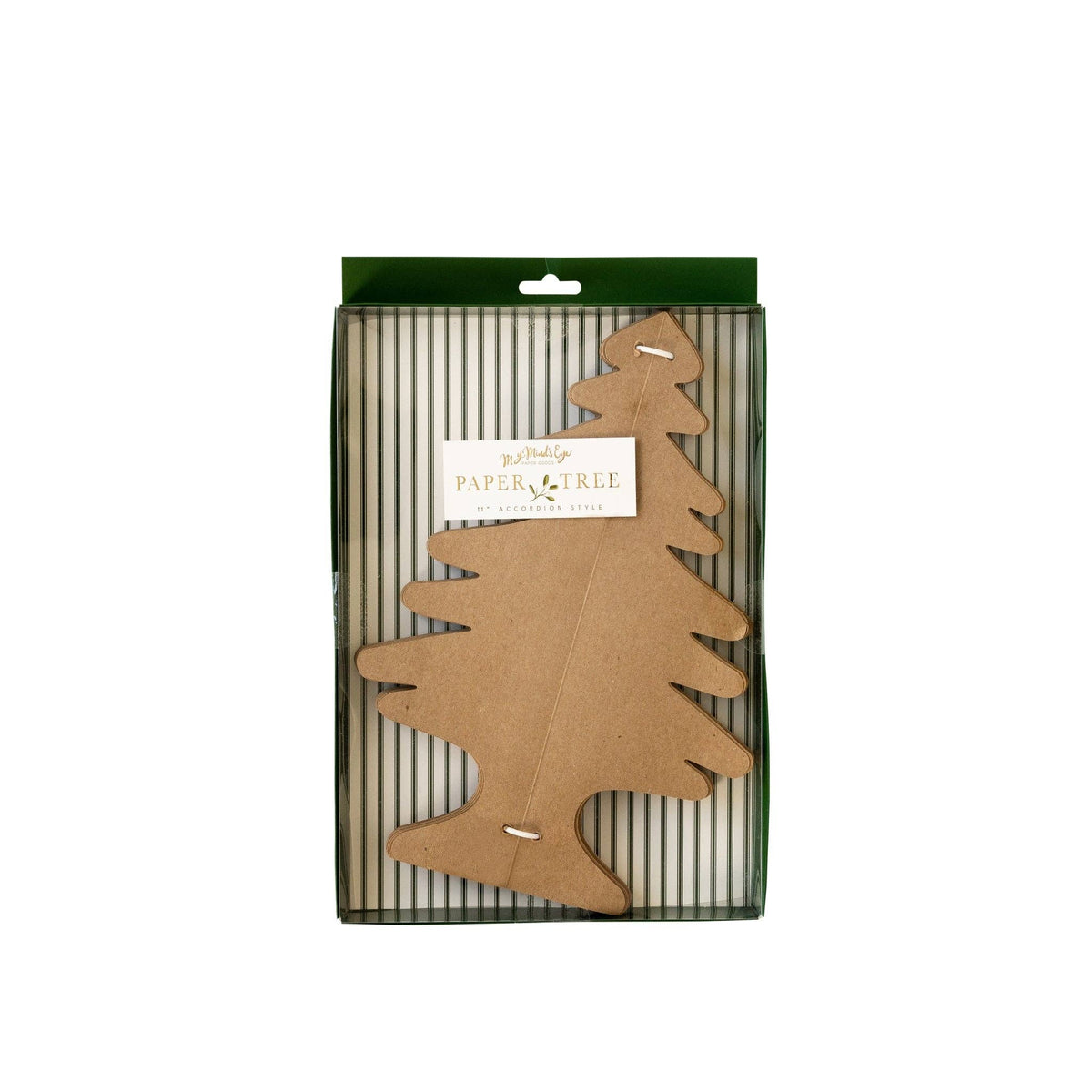 My Mind’s Eye - MEM1007 - Christmas Memories Medium Kraft Paper Tree Decor